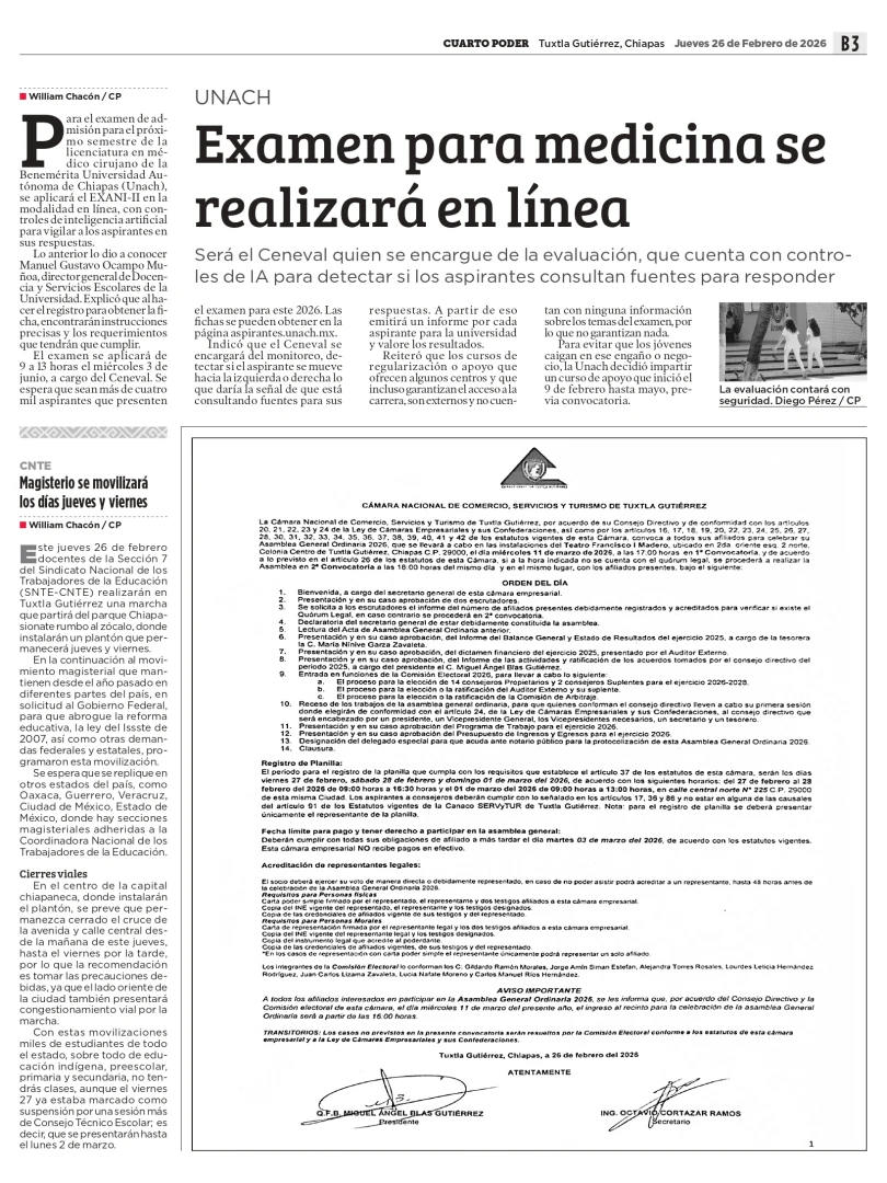 CONVOCATORIA ASAMBLEA GENERAL 2026